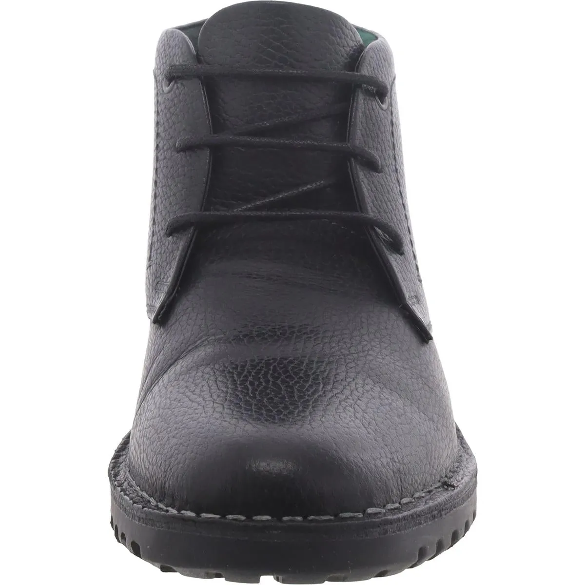 Harcomb Mens Leather Pebbled Combat & Lace-Up Boots