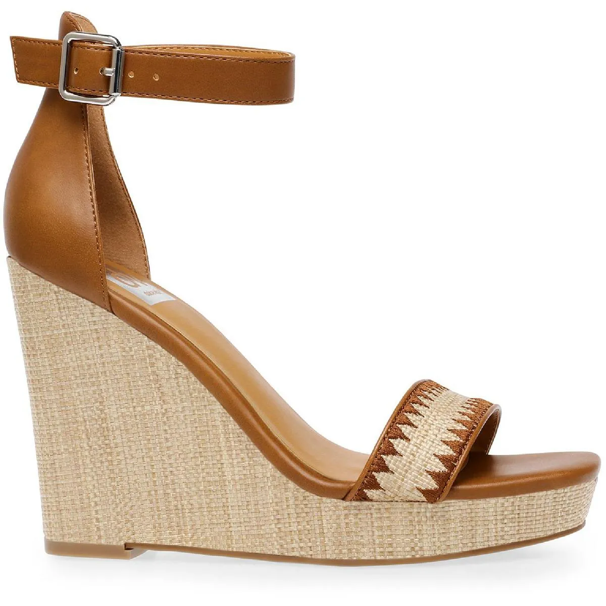 Harla Womens Wedge Ankle Strap Heels