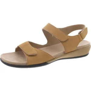 Hartwell Womens Leather Adjustable Slingback Sandals