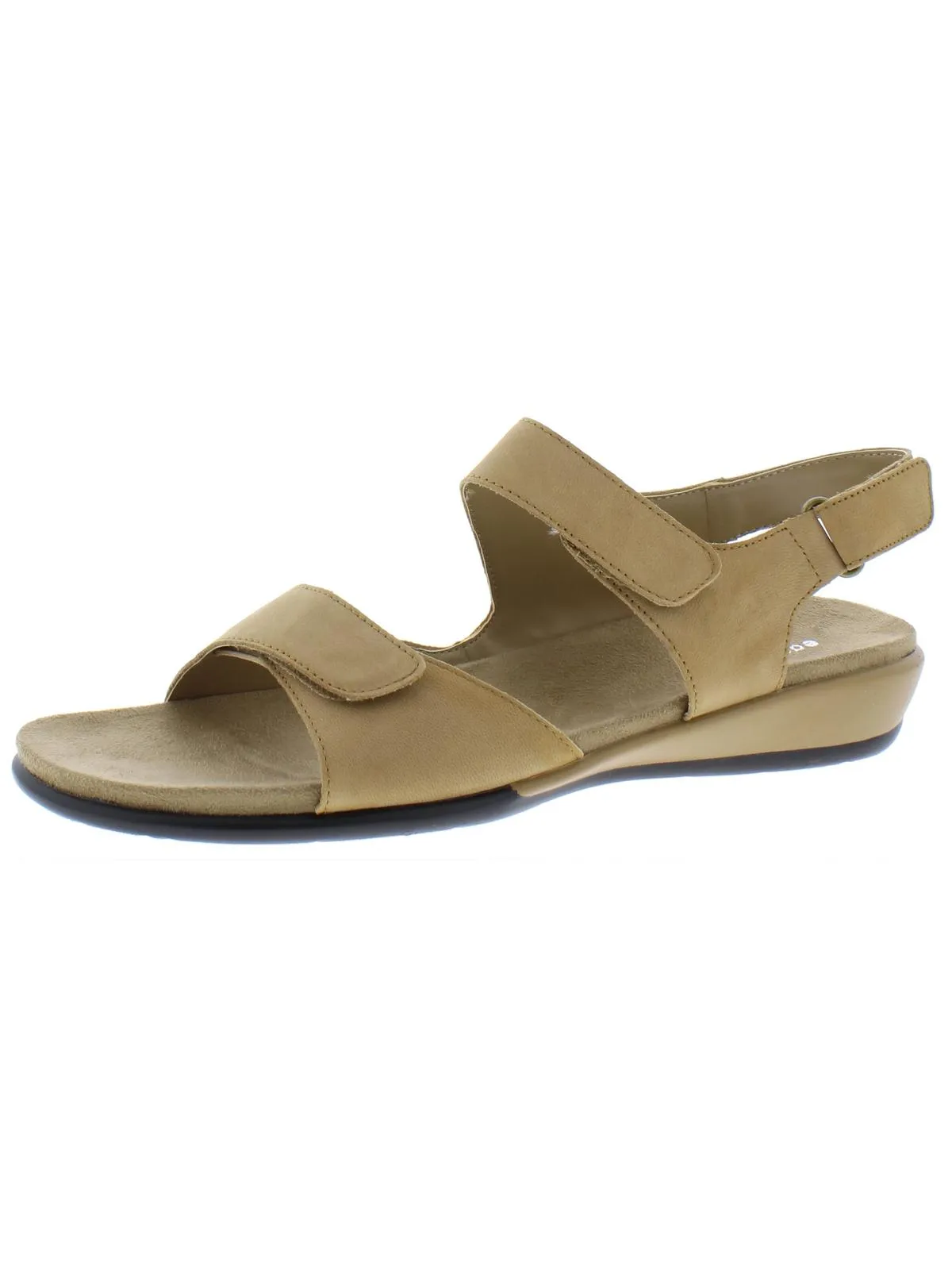 Hartwell Womens Leather Wedge Sandals