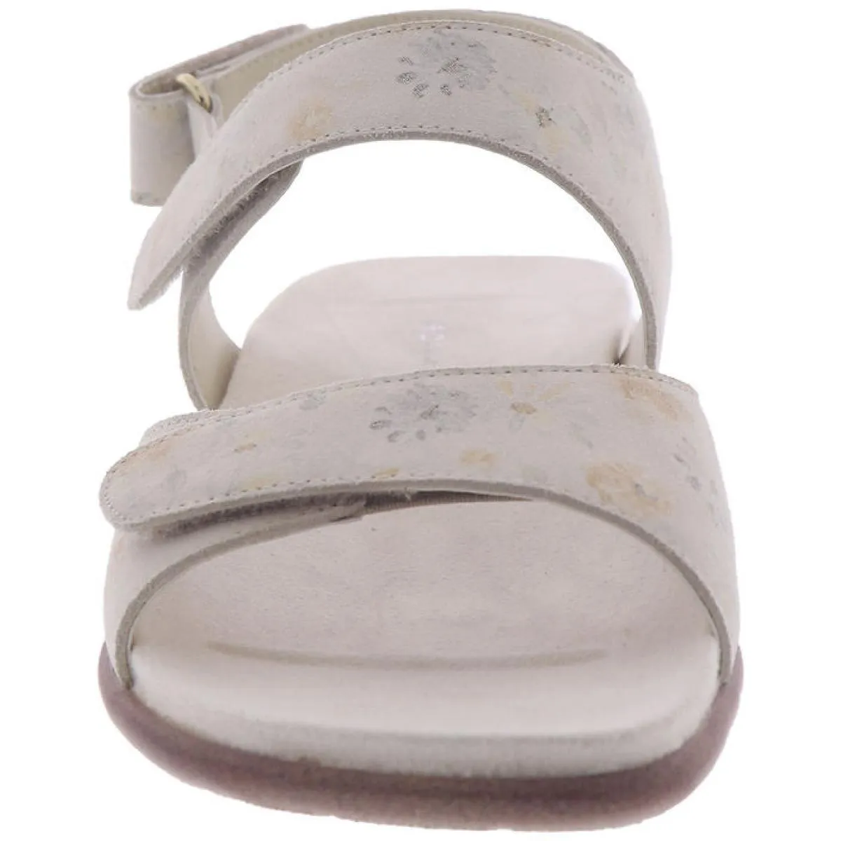 Hartwell Womens Leather Wedge Sandals