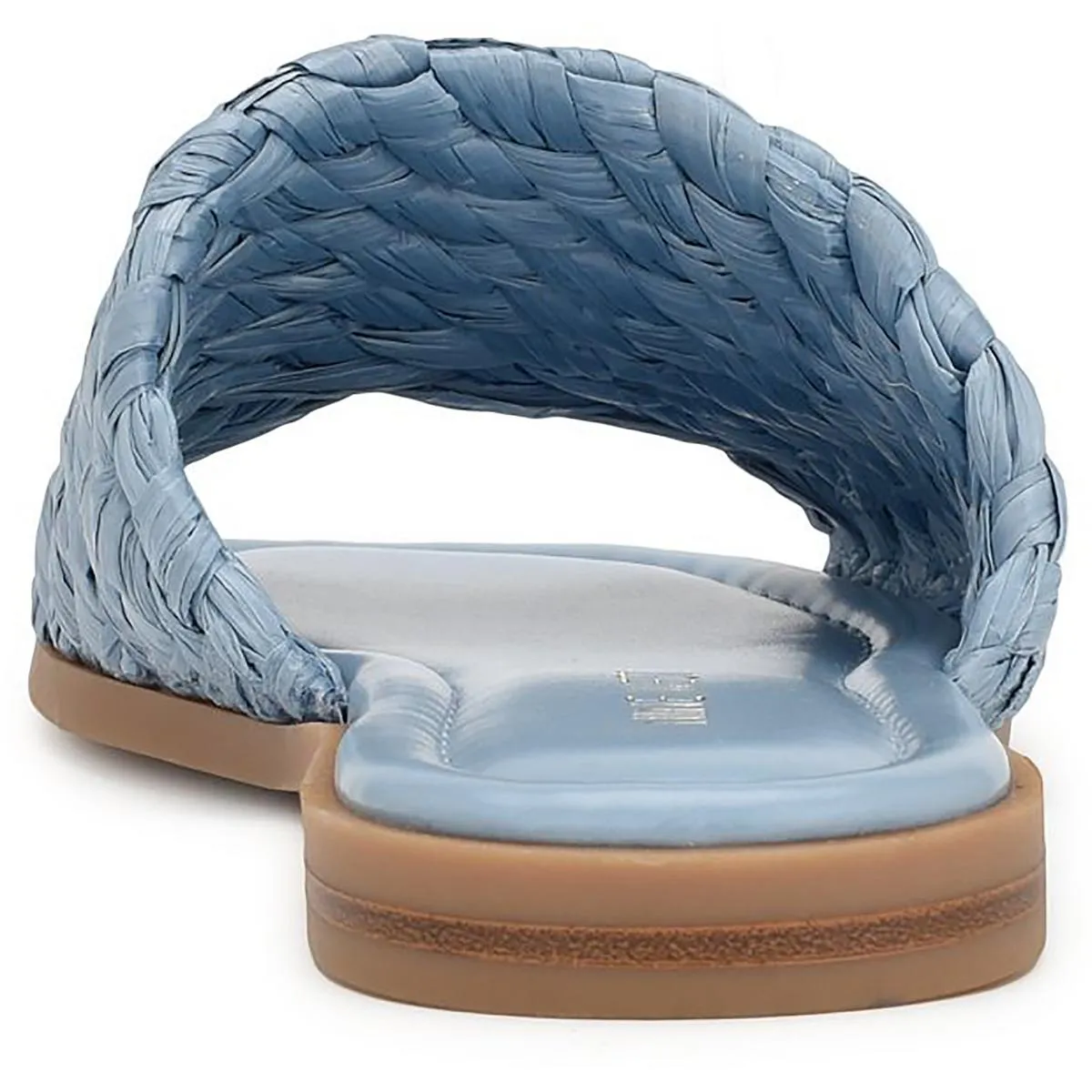 Havah  Womens Slip On Open Toe Slide Sandals