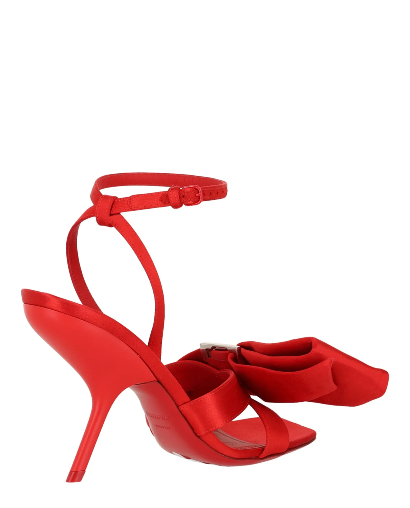 Helena Satin Heel Sandals