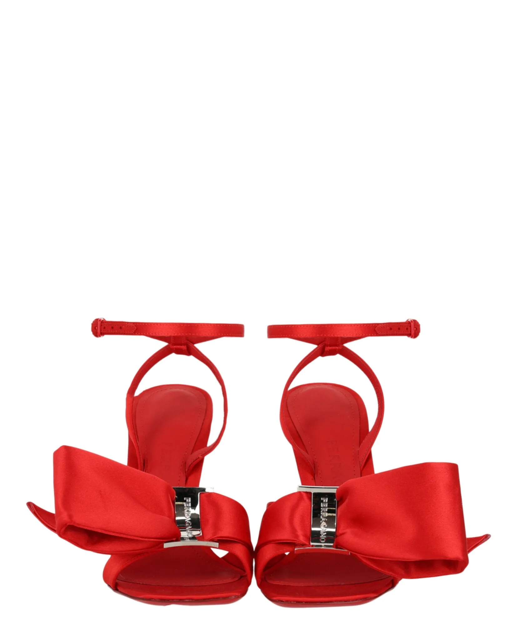 Helena Satin Heel Sandals