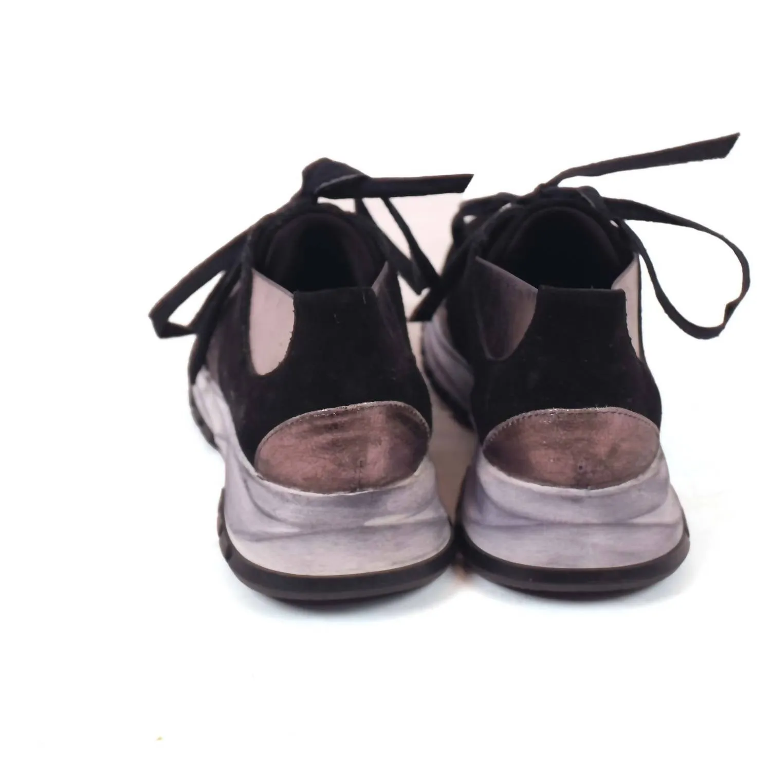 Hellen Polka Dot Sneaker In Black