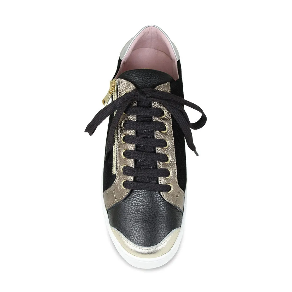 Hero: Black Leather & Metallic