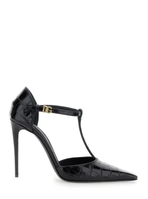 High Heel Croco Print