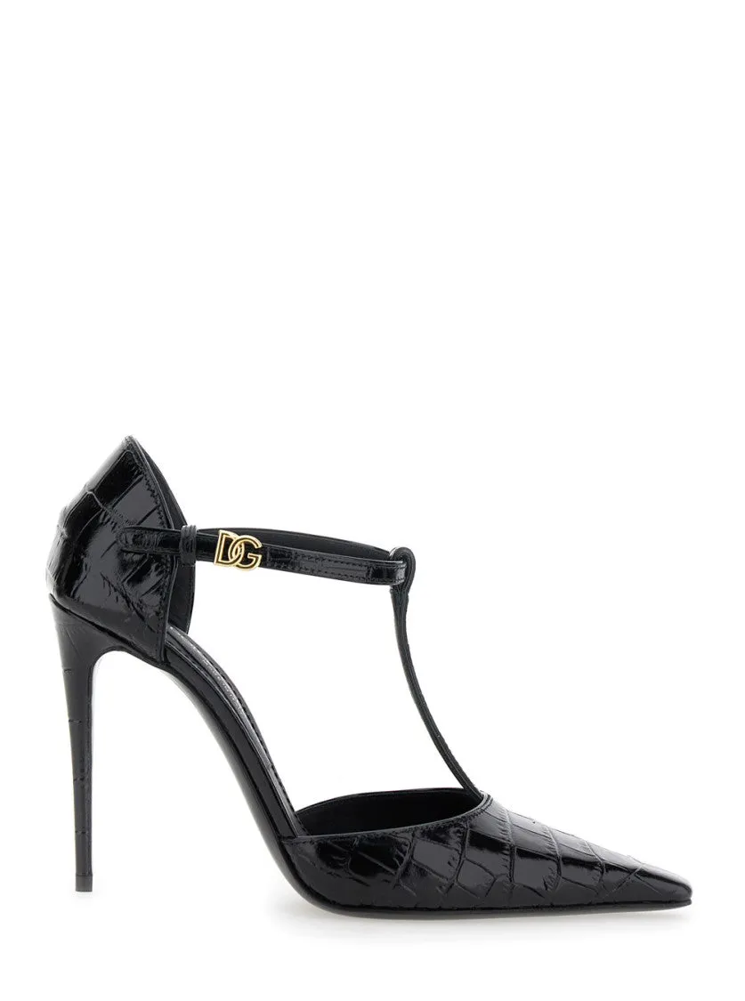 High Heel Croco Print