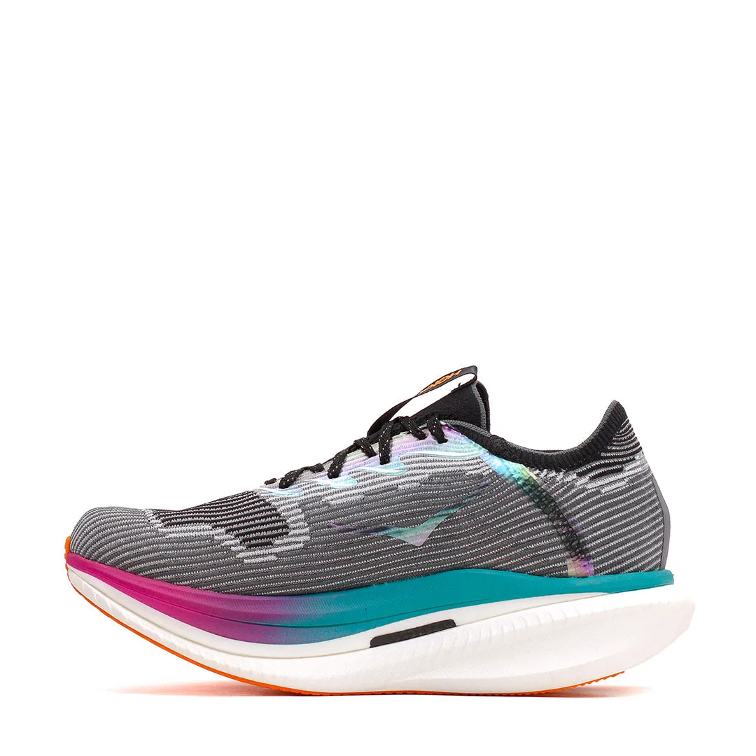 Hoka One One Unisex Cielo X1 Black Electric Aqua 1147910-BCQ