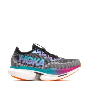 Hoka One One Unisex Cielo X1 Black Electric Aqua 1147910-BCQ