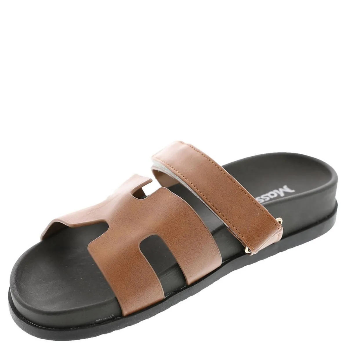 Hope Womens Faux Leather Slide Sandals