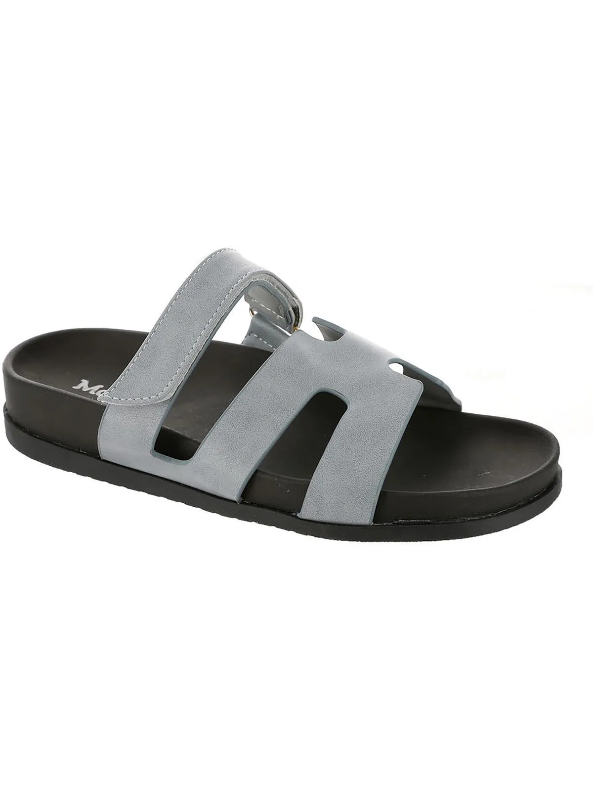 Hope Womens Faux Leather Slide Sandals