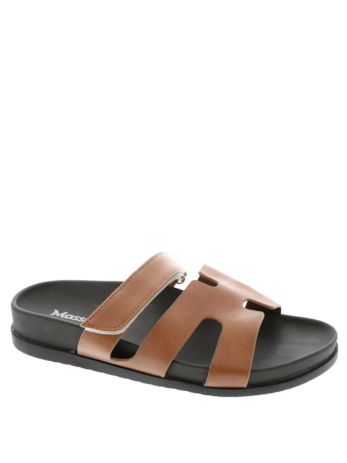 Hope Womens Faux Leather Slide Sandals