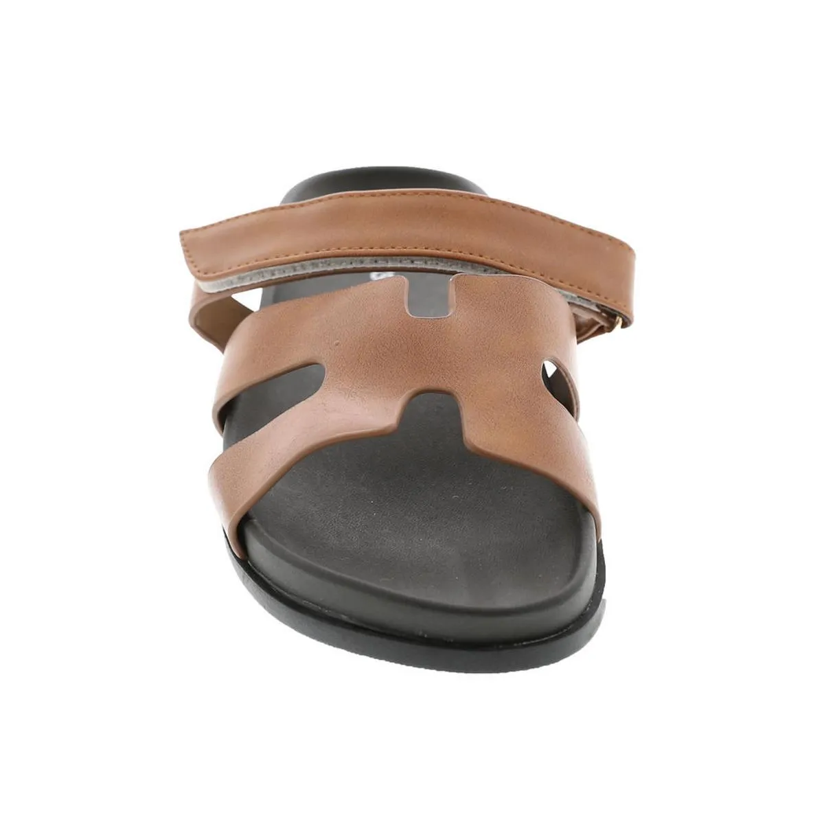 Hope Womens Faux Leather Slide Sandals