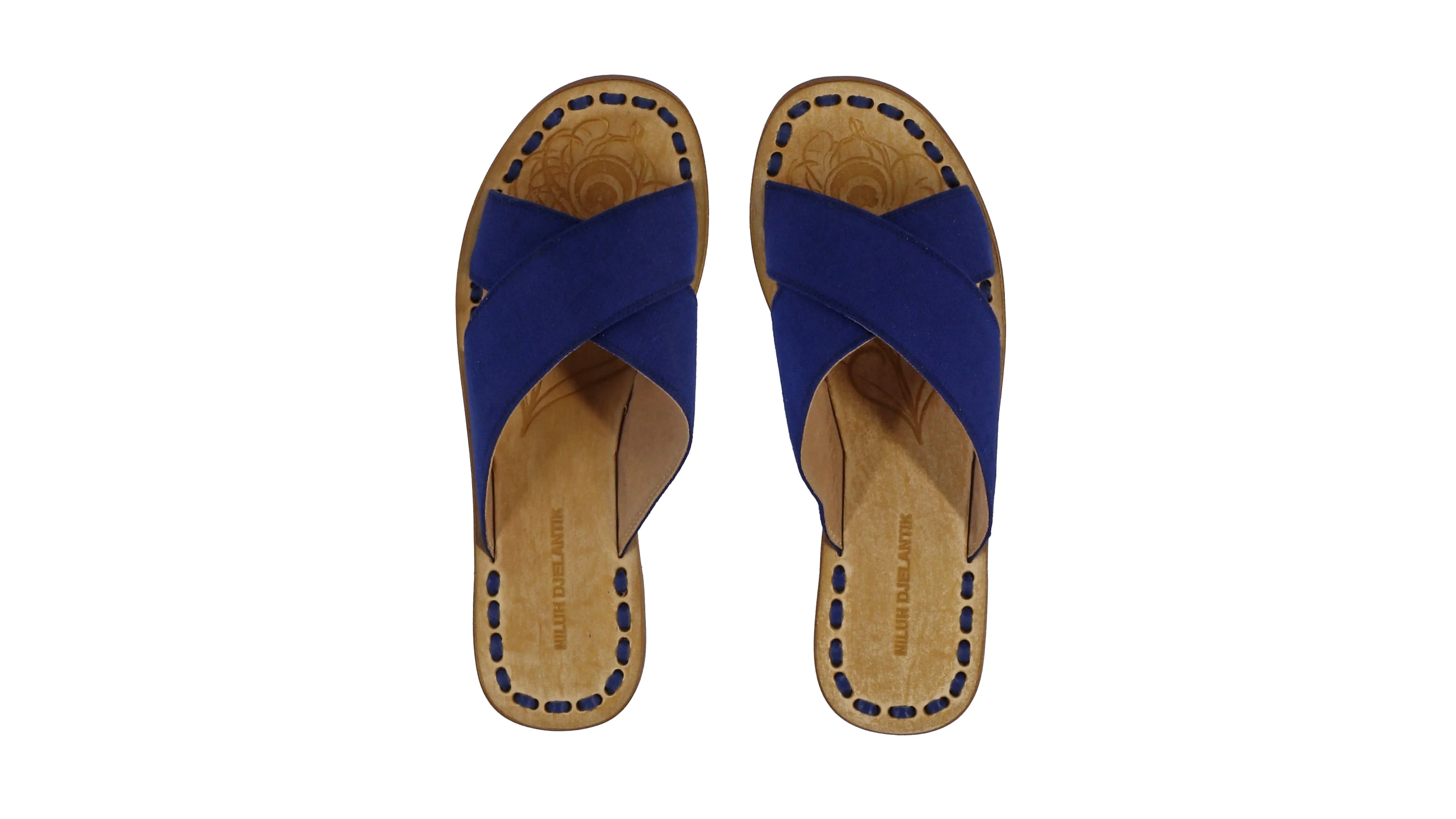 Ines No Strap 20mm Flat - NavyLinen