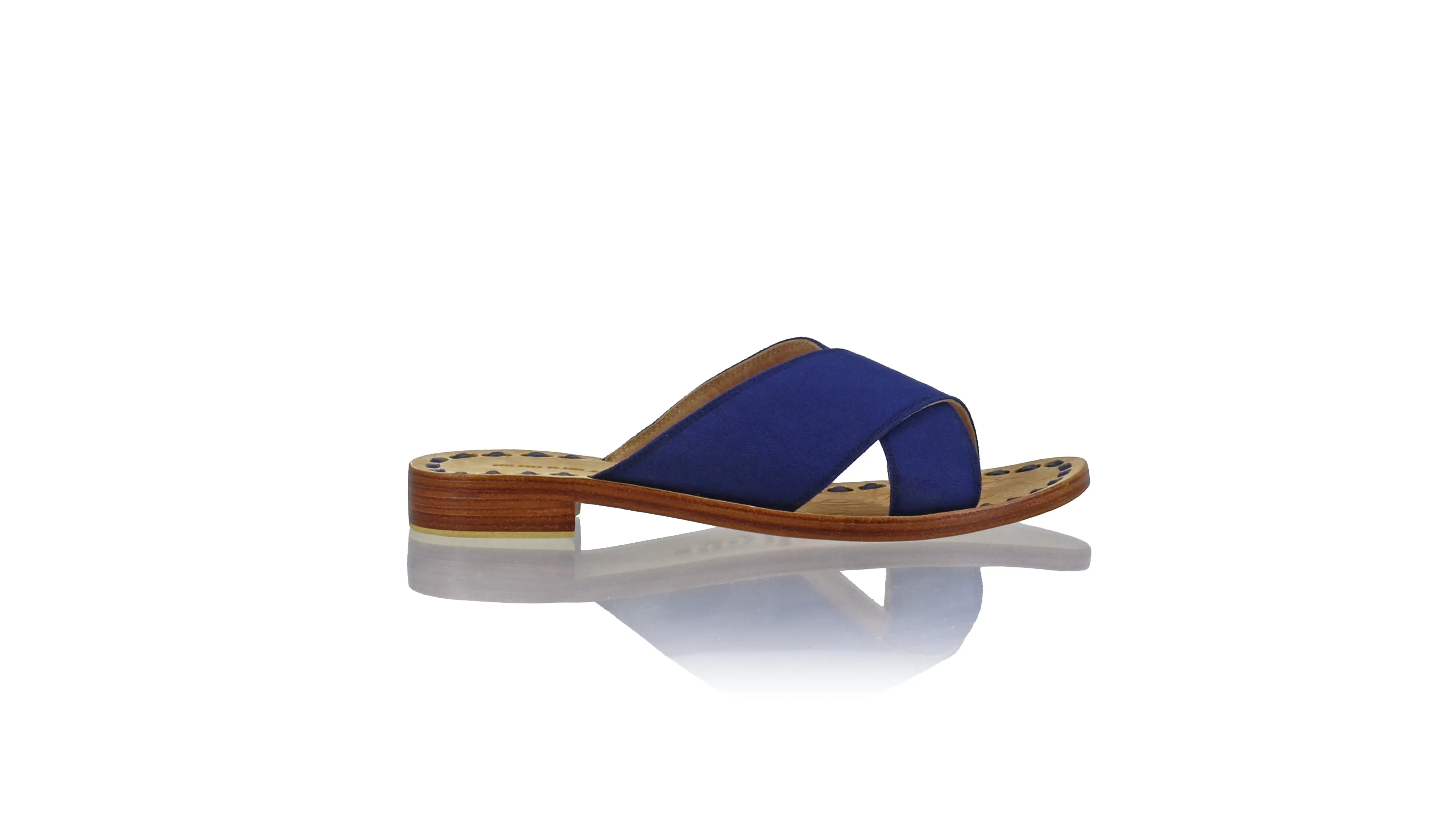 Ines No Strap 20mm Flat - NavyLinen
