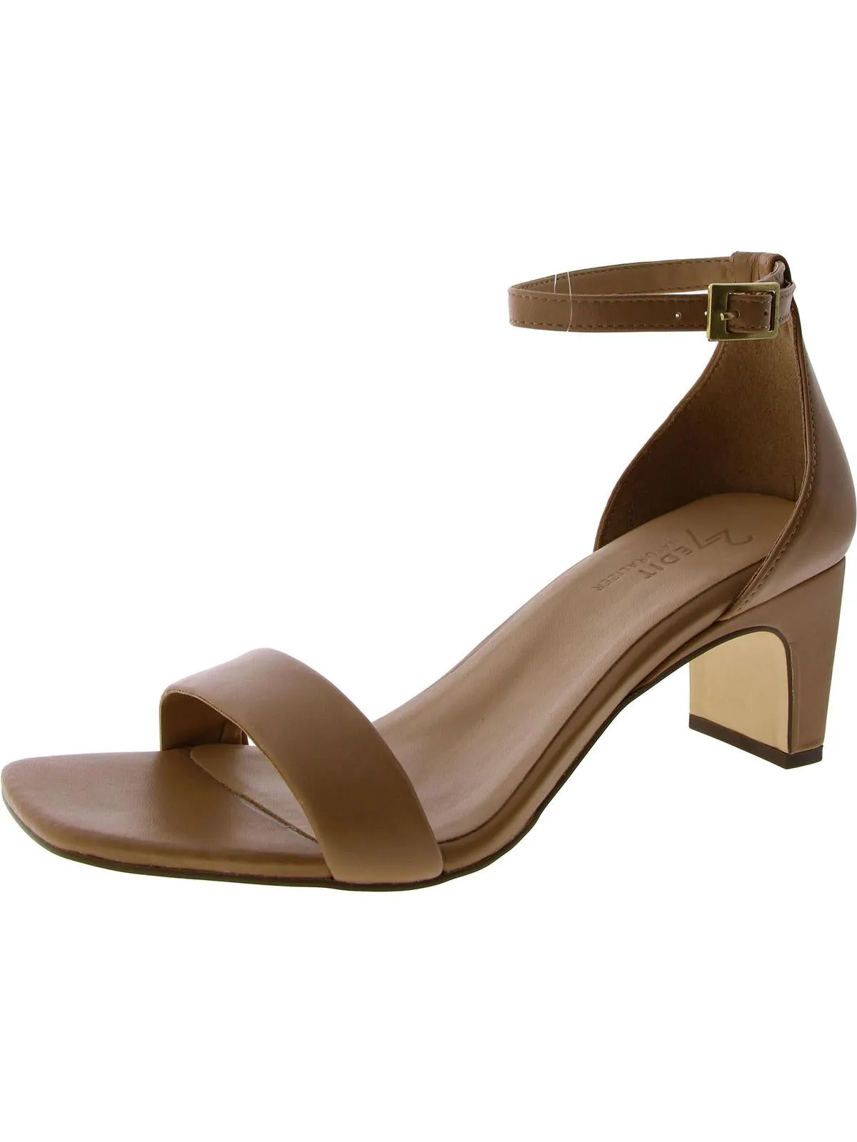 Iriss Womens Leather Metallic Heels