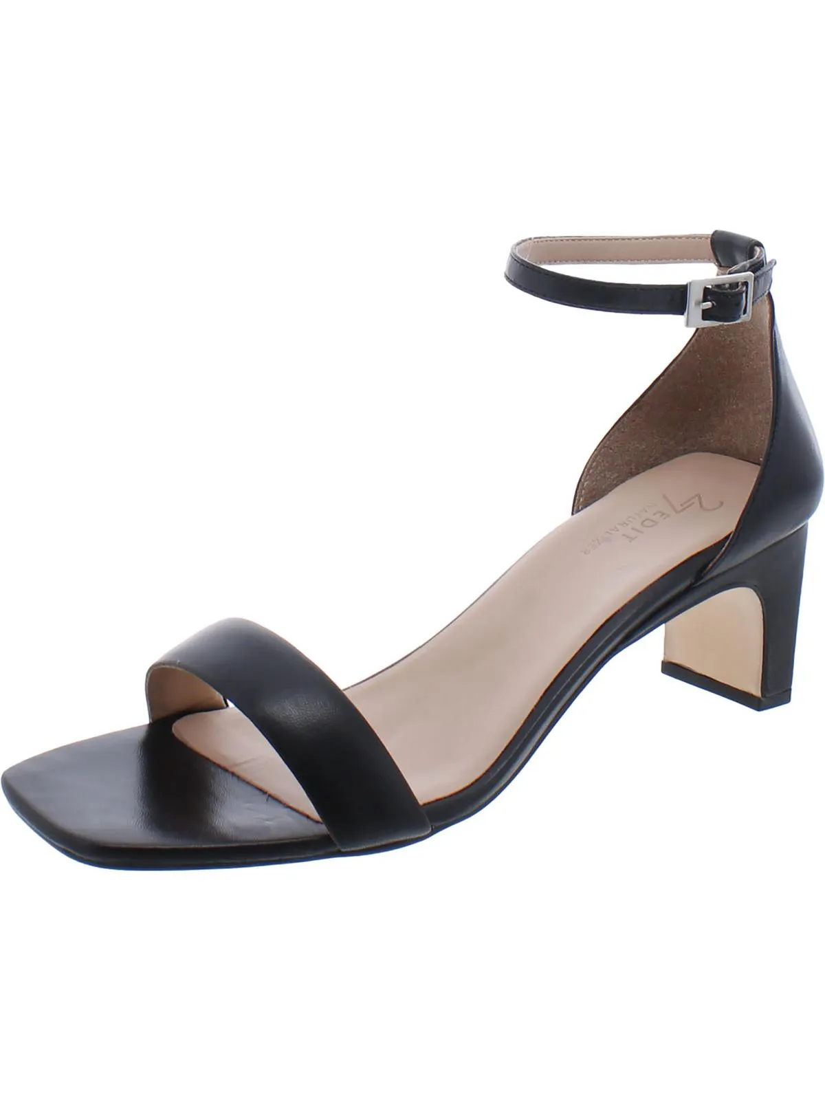 Iriss Womens Leather Metallic Heels