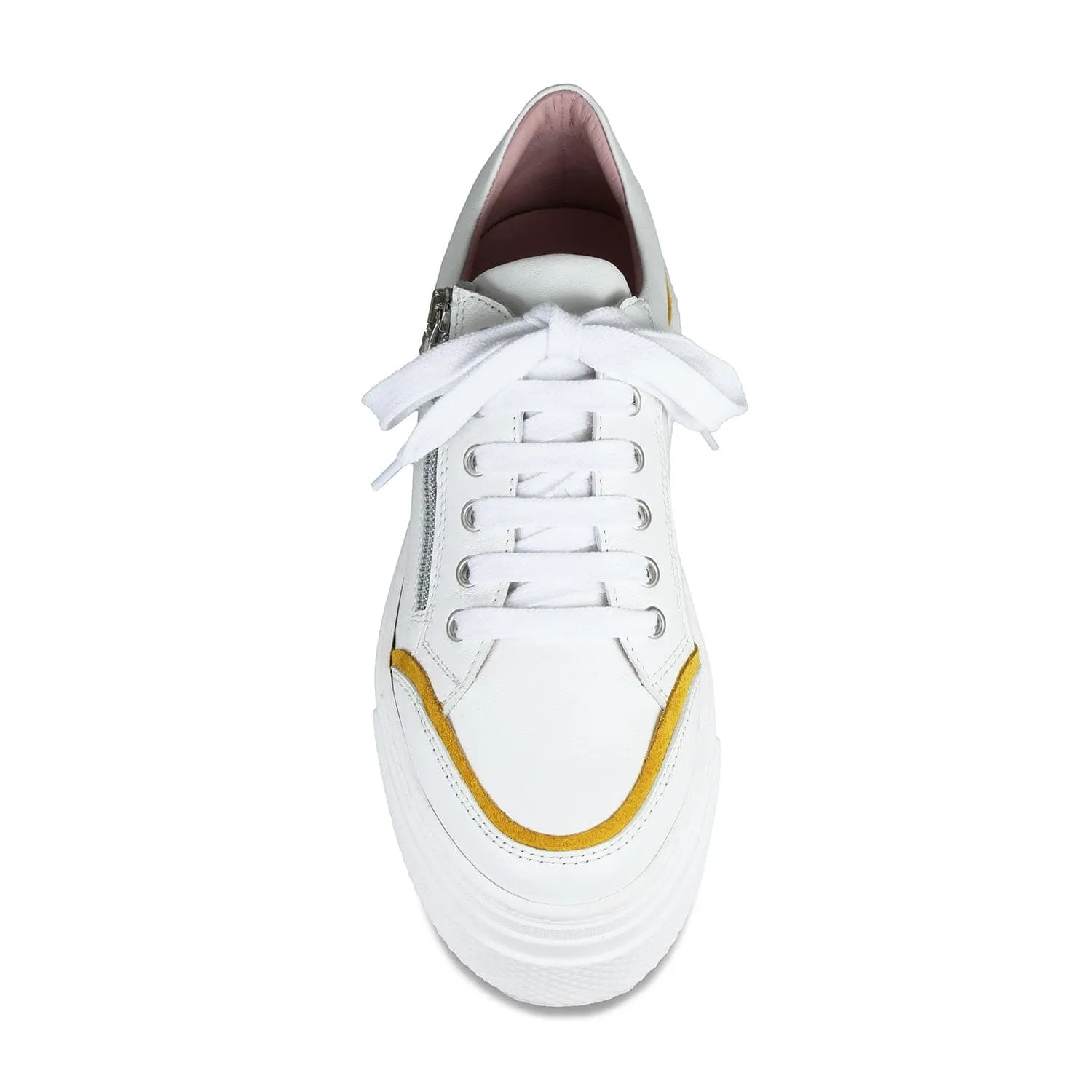 Jazz: White Leather & Sunflower