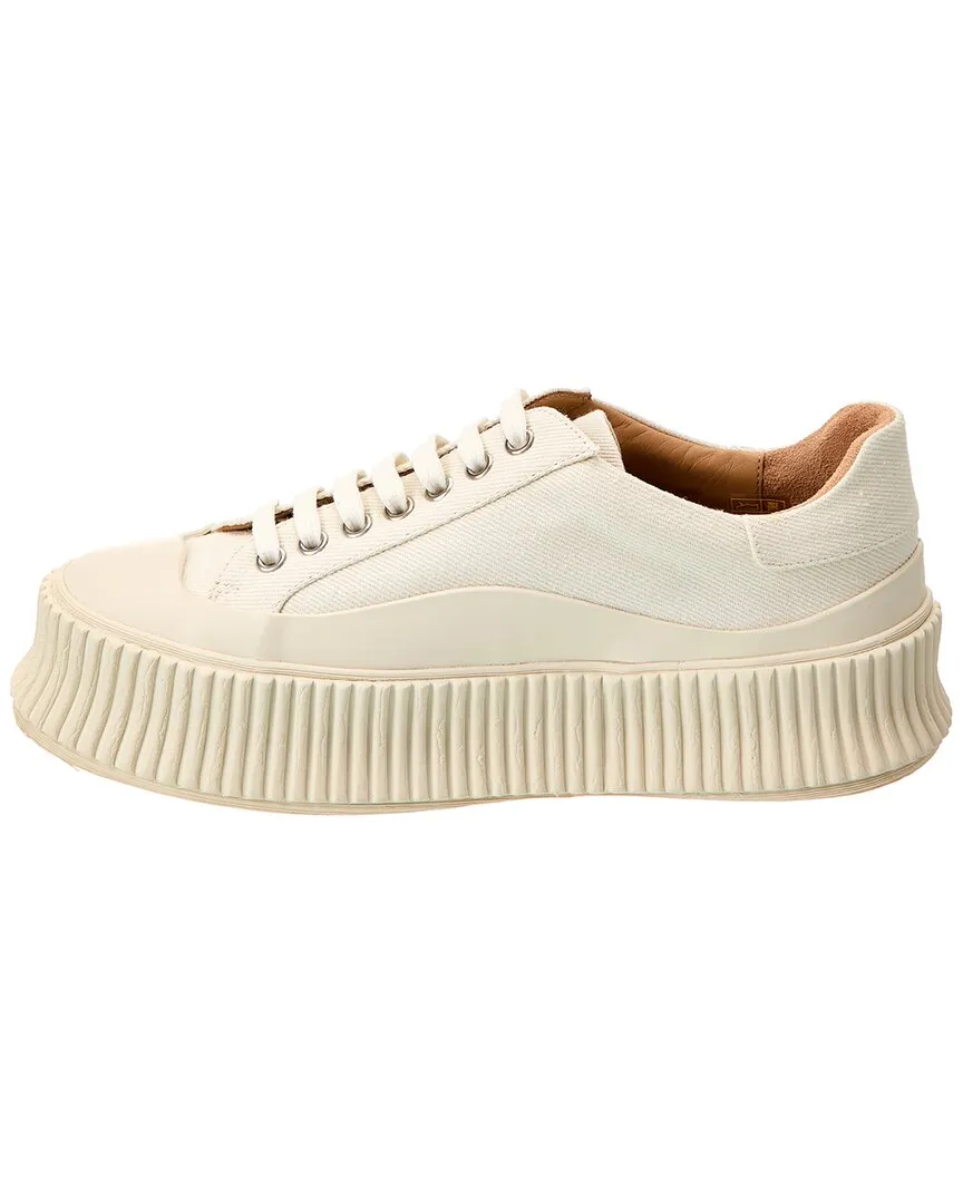 Jil Sander Logo Canvas Sneaker