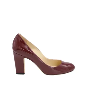 Jimmy Choo Billie Pumps in Red Patent Leather