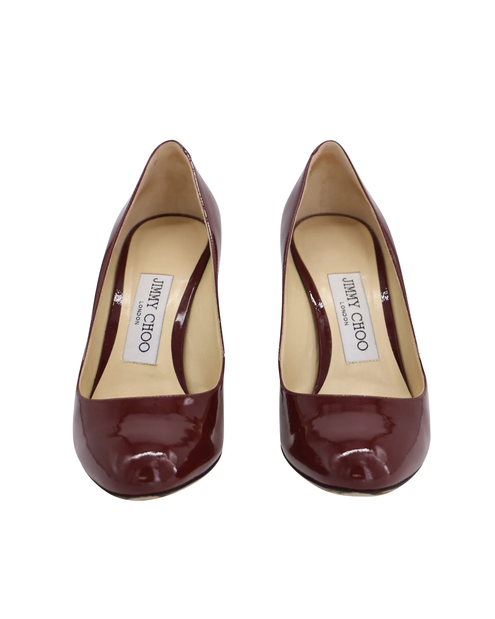 Jimmy Choo Billie Pumps in Red Patent Leather