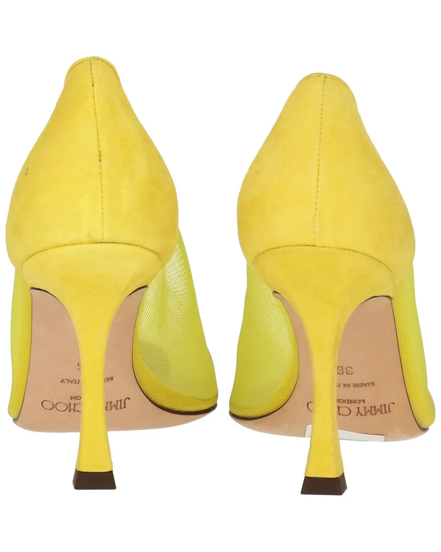 Jimmy Choo Nicole 90 Mesh Heel