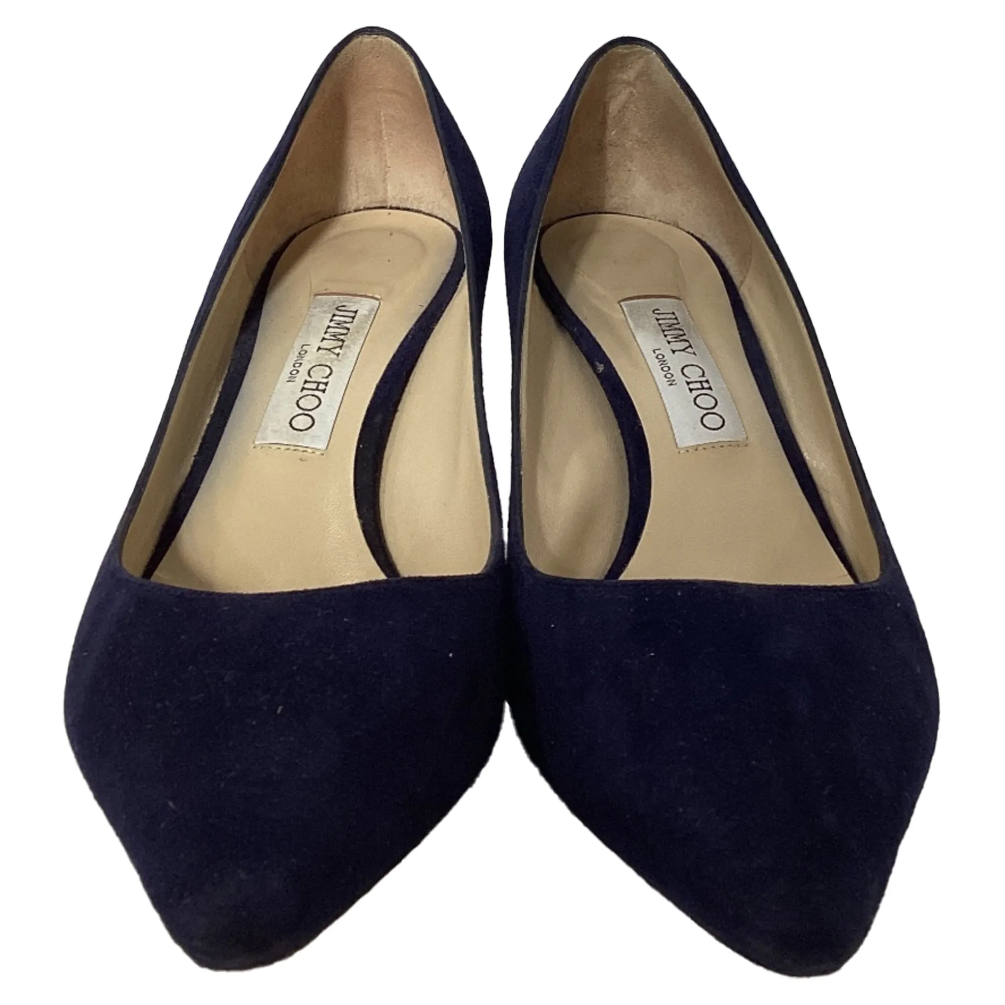 Jimmy Choo Romy 60 Pumps in Navy Blue Suede
