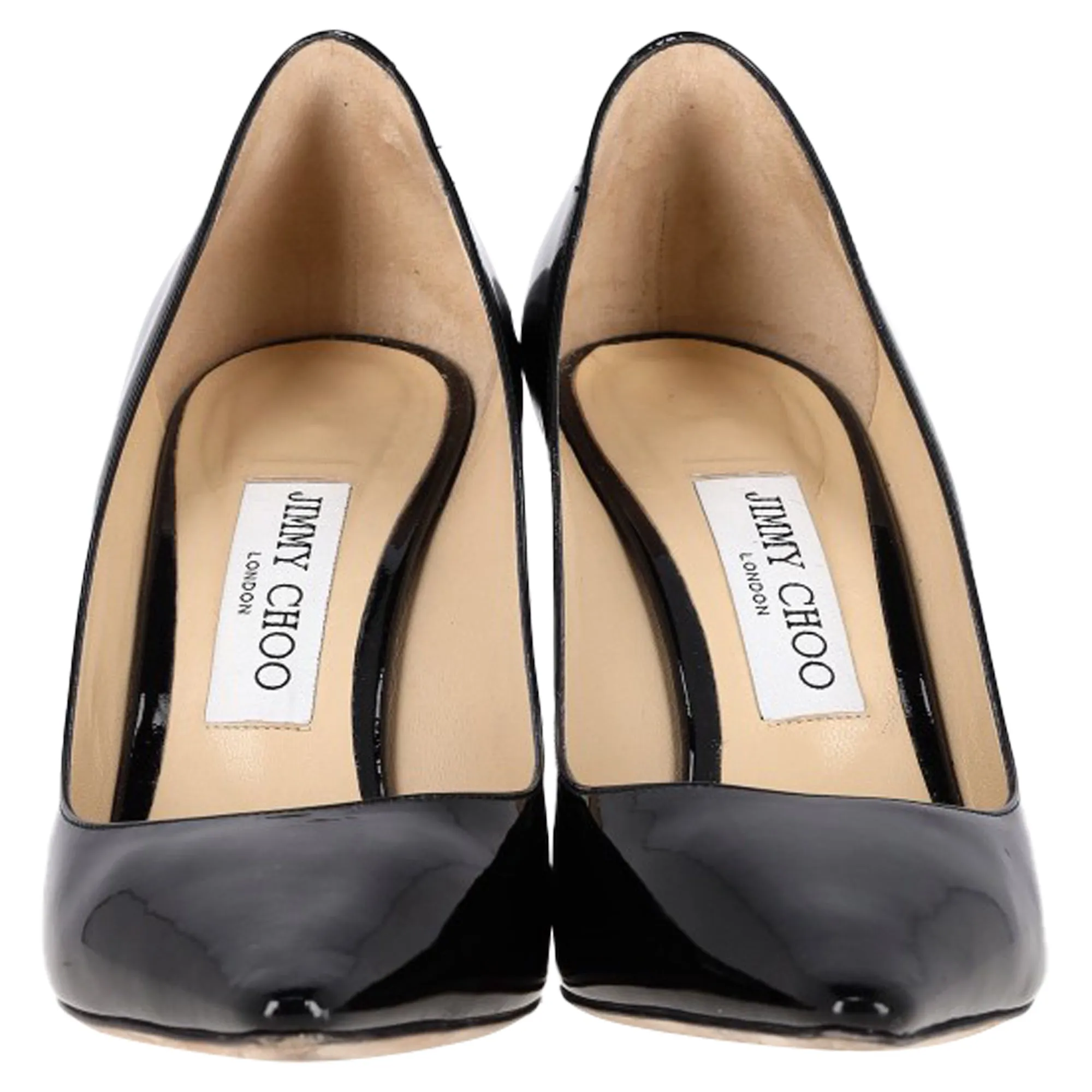 Jimmy Choo Romy 85 Pumps in Black Patent Leather
