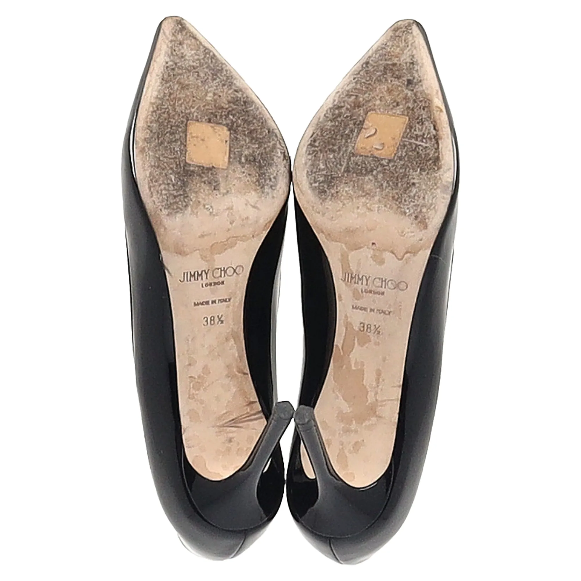Jimmy Choo Romy 85 Pumps in Black Patent Leather