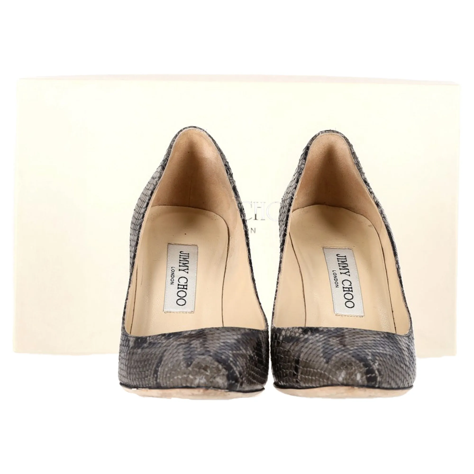 Jimmy Choo Romy Pumps in Elaphe Leather
