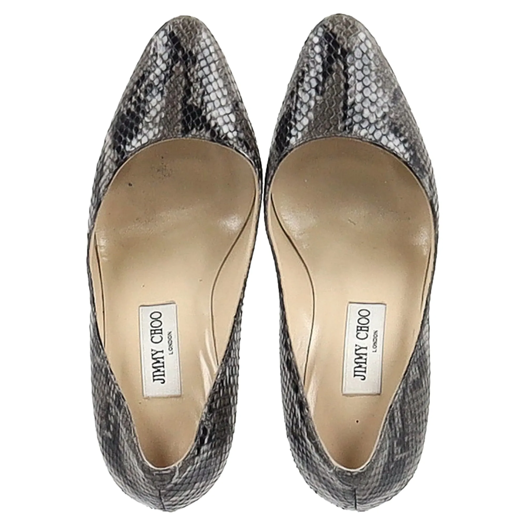 Jimmy Choo Romy Pumps in Elaphe Leather