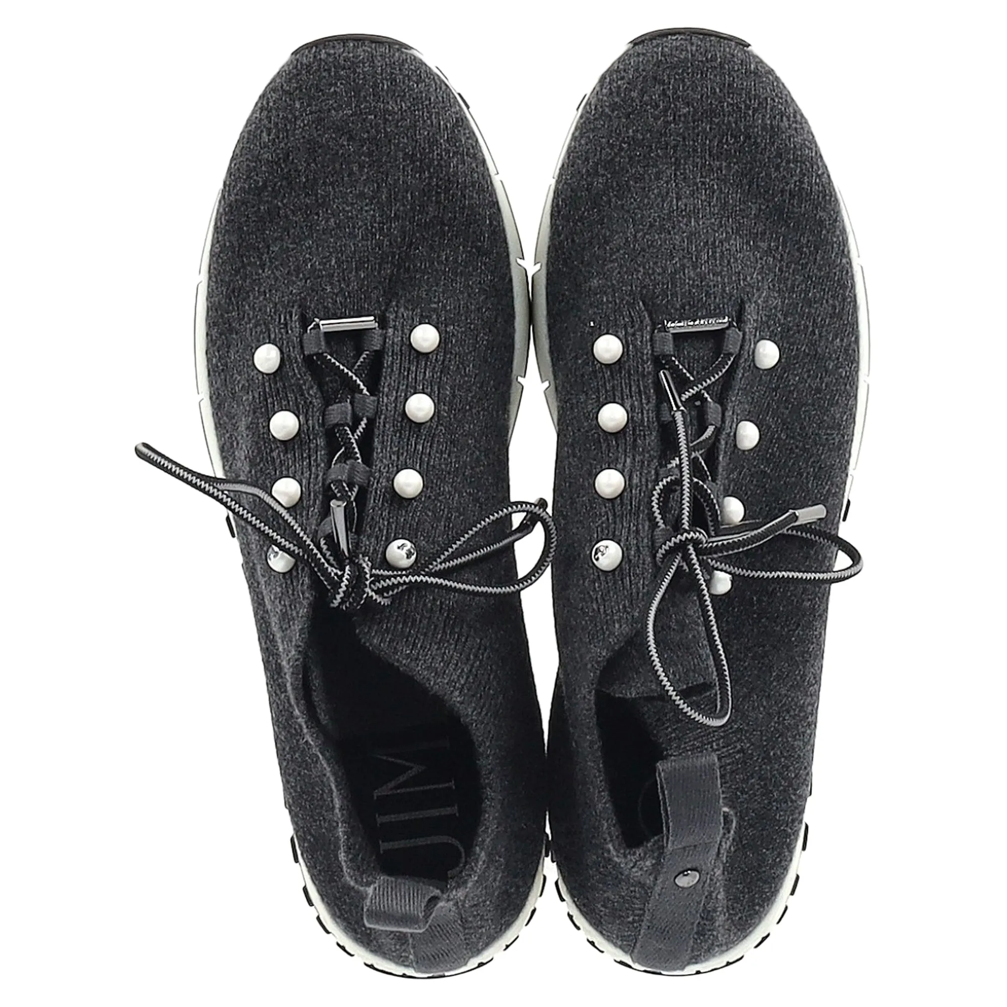 Jimmy Choo Veles Sneakers in Grey Cashmere