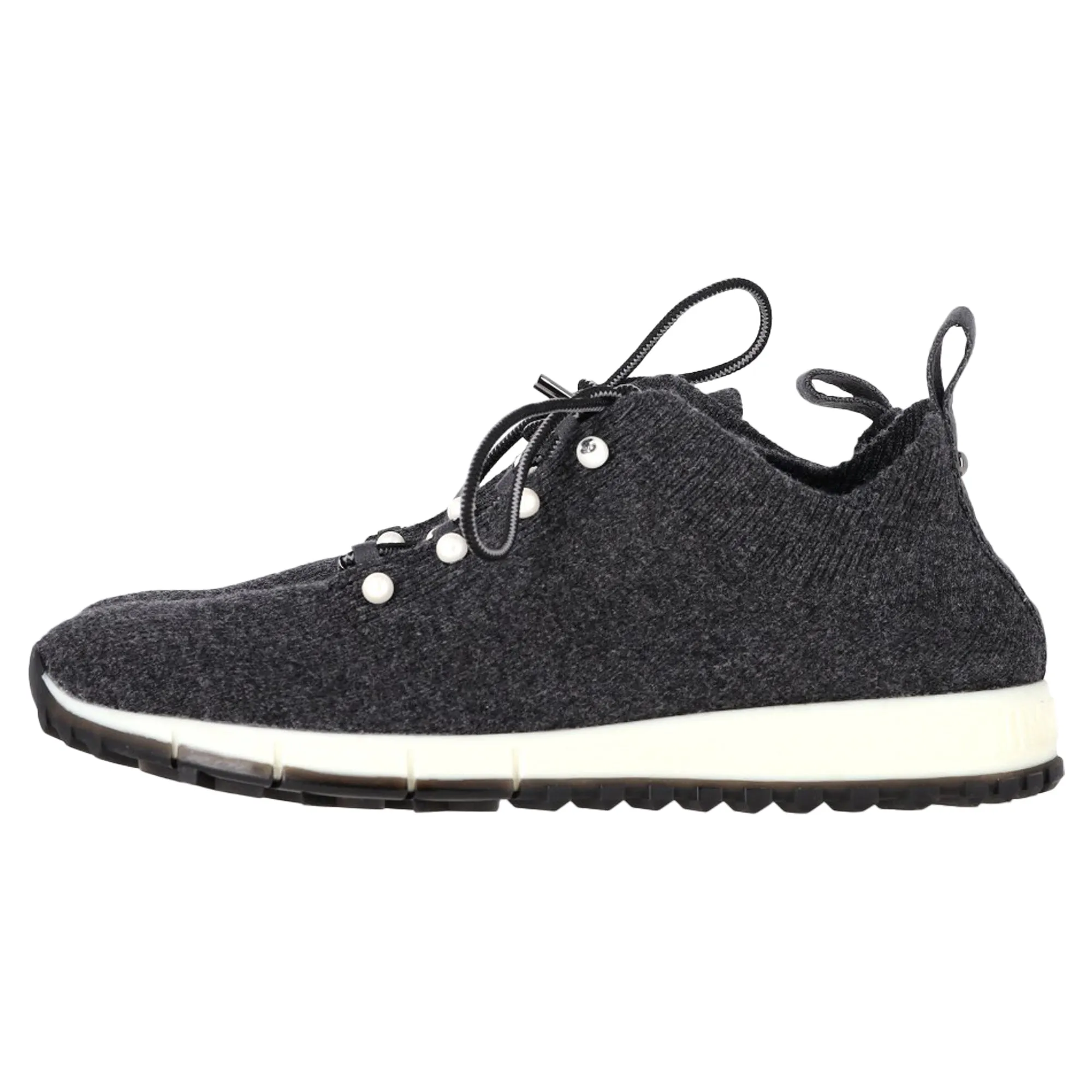 Jimmy Choo Veles Sneakers in Grey Cashmere