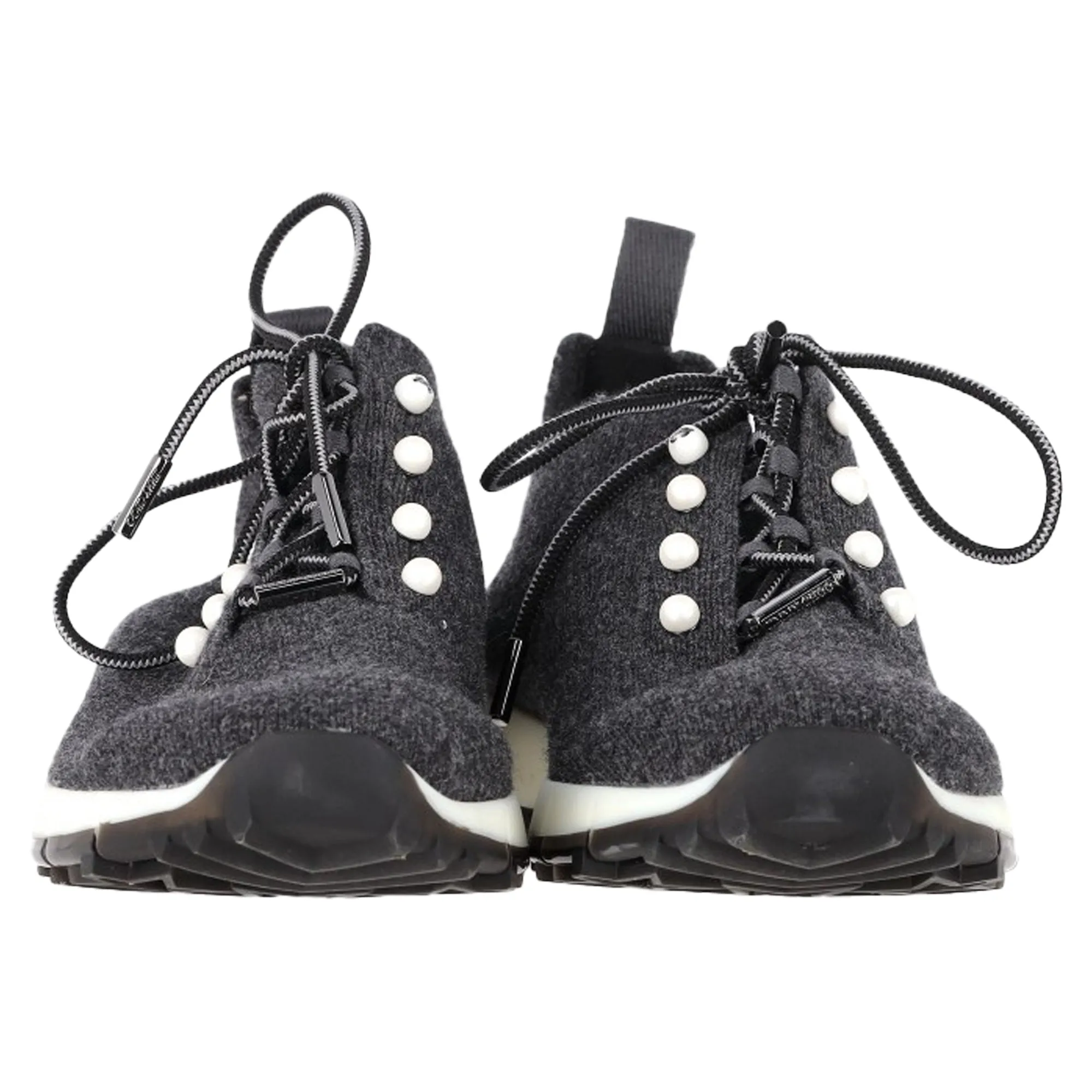 Jimmy Choo Veles Sneakers in Grey Cashmere