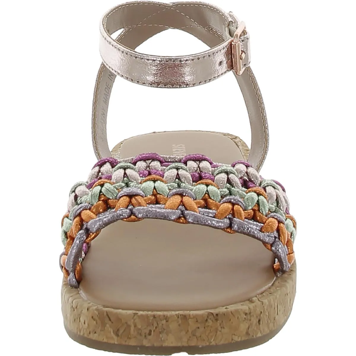 Jlayny Girls Cushioned Footbed Open Toe Ankle Strap