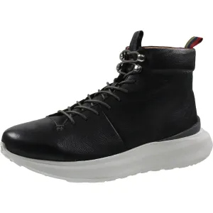 Jonah Mens Leather Combat & Lace-Up Boots