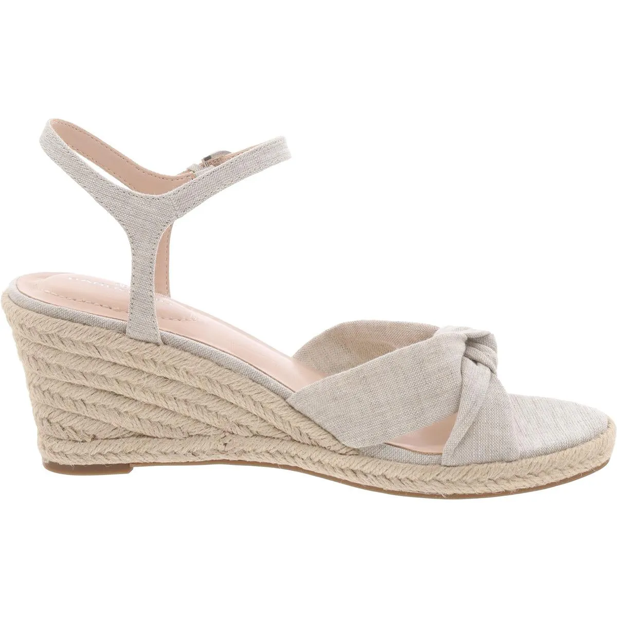 Justyne7 Womens Slip On Buckle Espadrilles