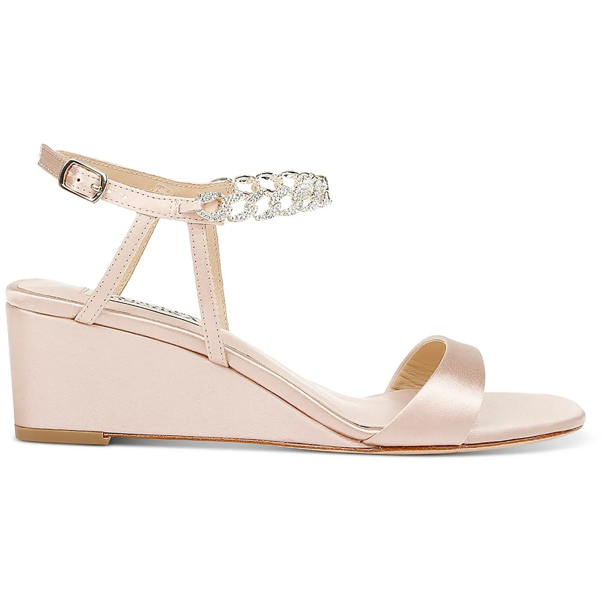 KAELYN Womens Leather Wedge Sandal Wedge Heels