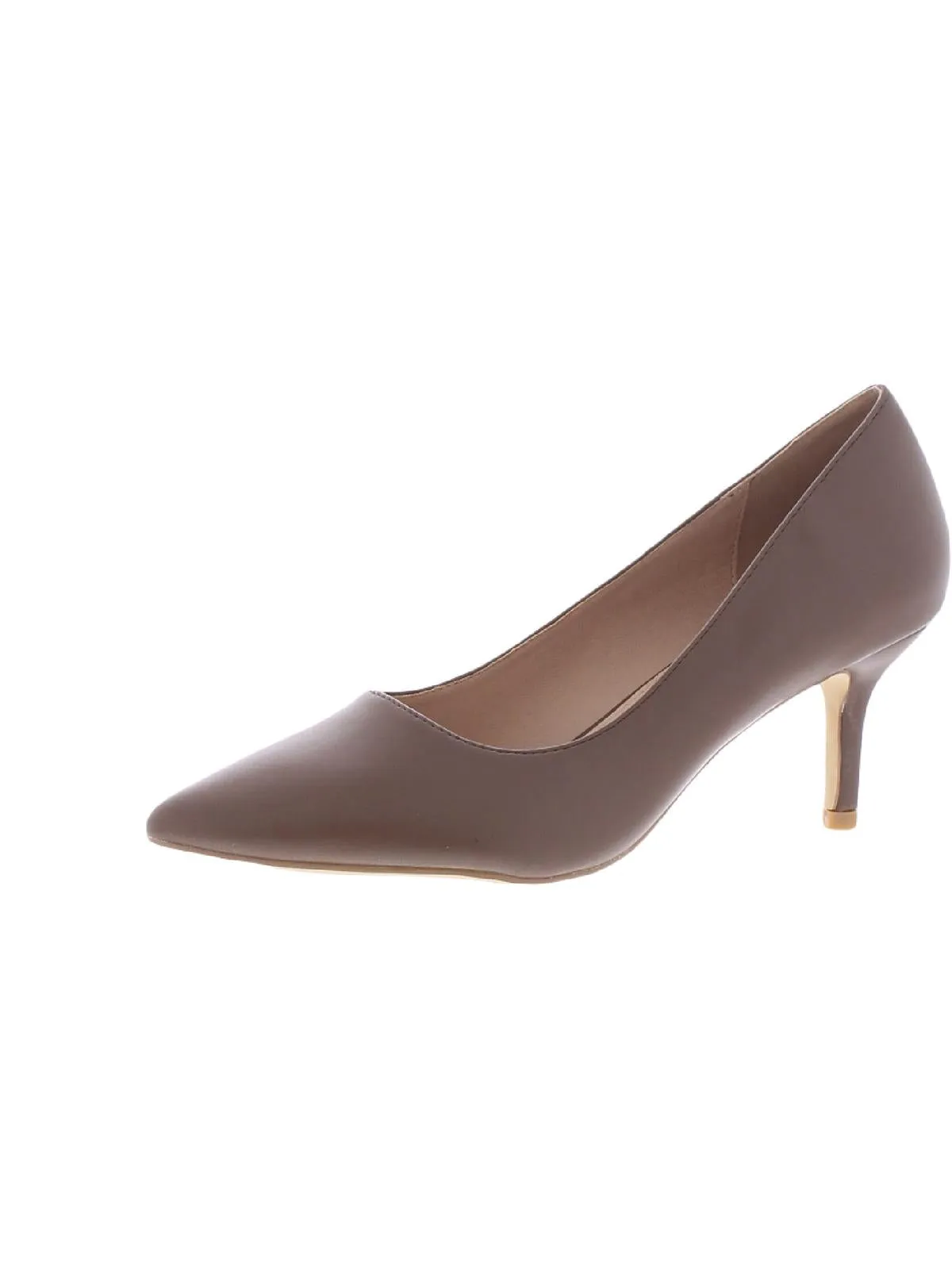 Kate Womens Vegan Leather Slip On Pumps