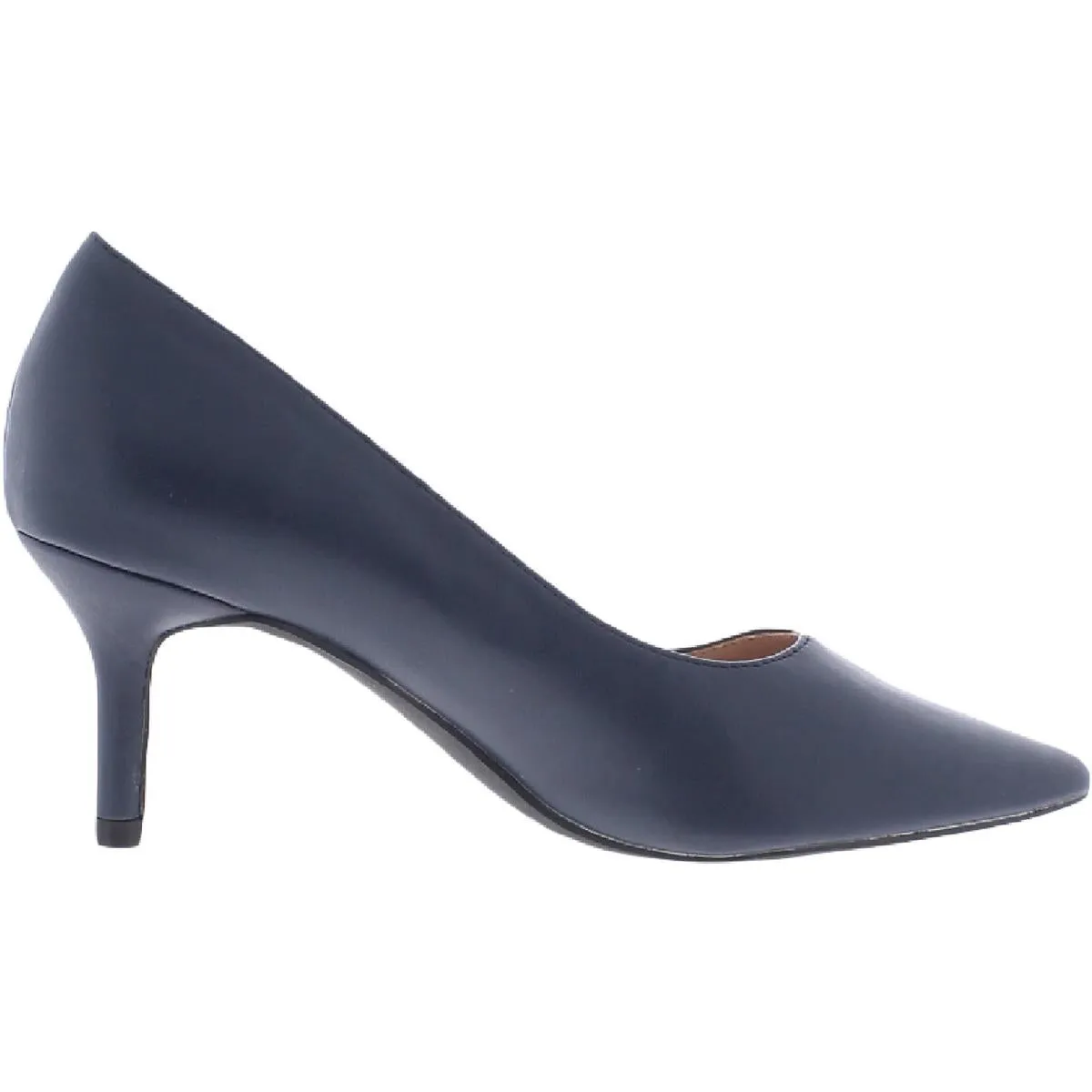 Kate Womens Vegan Leather Slip On Pumps