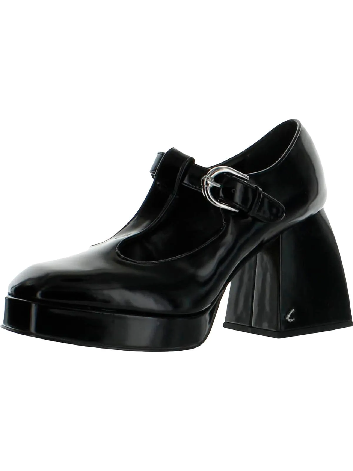 Kay Womens Square Toe Mary Jane Heels