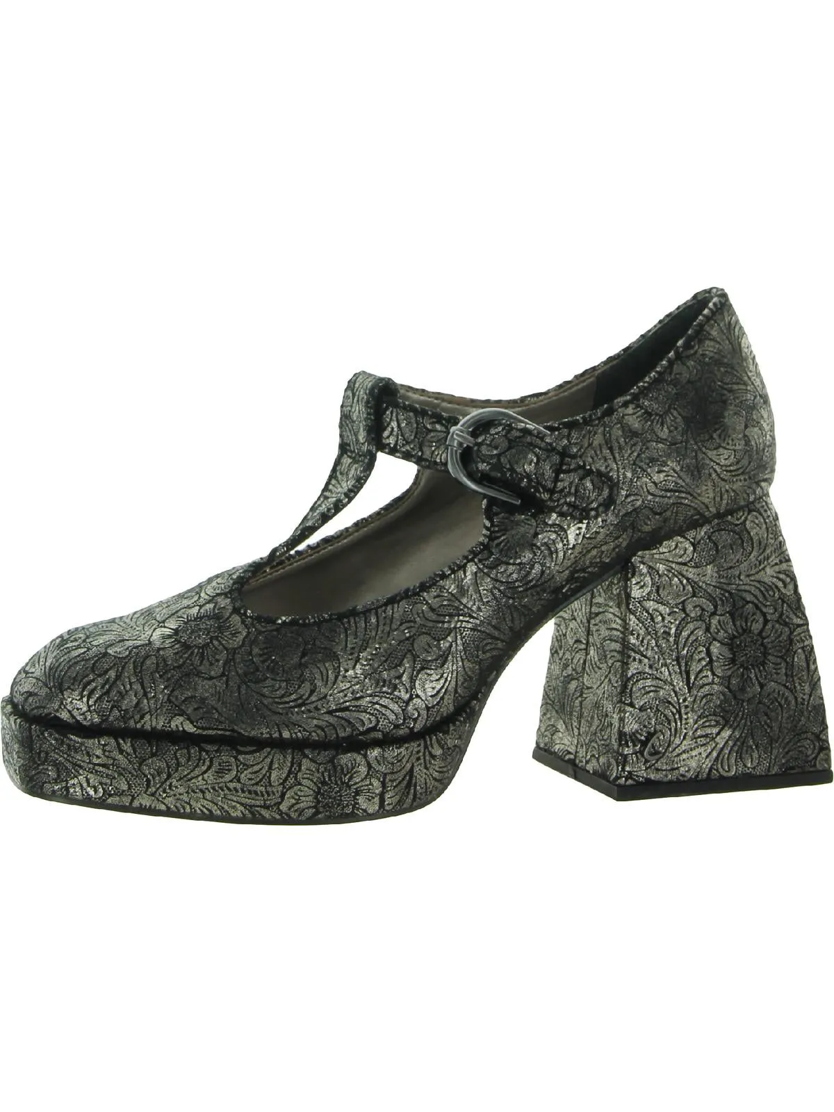Kay Womens Square Toe Mary Jane Heels
