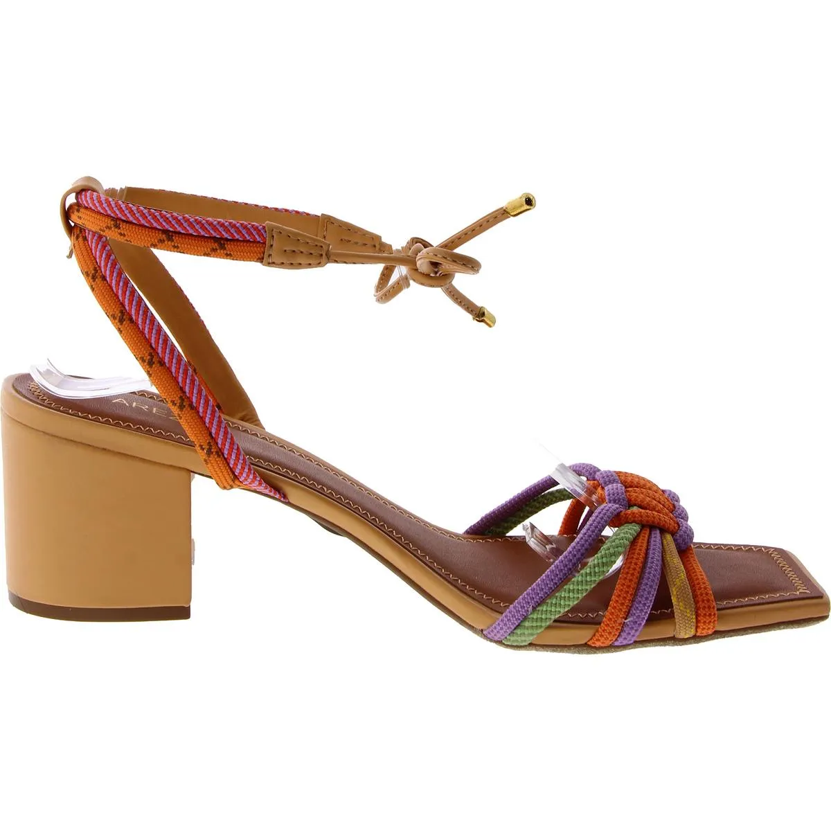Kayla Womens Textured Square Toe Block Heel