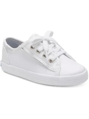 Kickstart Core Jr Girls Leather No Tying Slip-On Sneakers