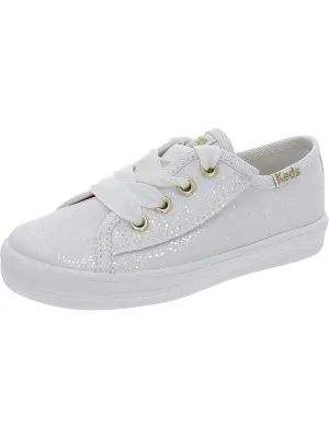 Kickstart Girls Little Kid Memory Foam Fashion Sneakers