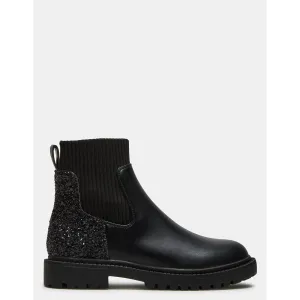 Kids' Lilyana Black Glitter