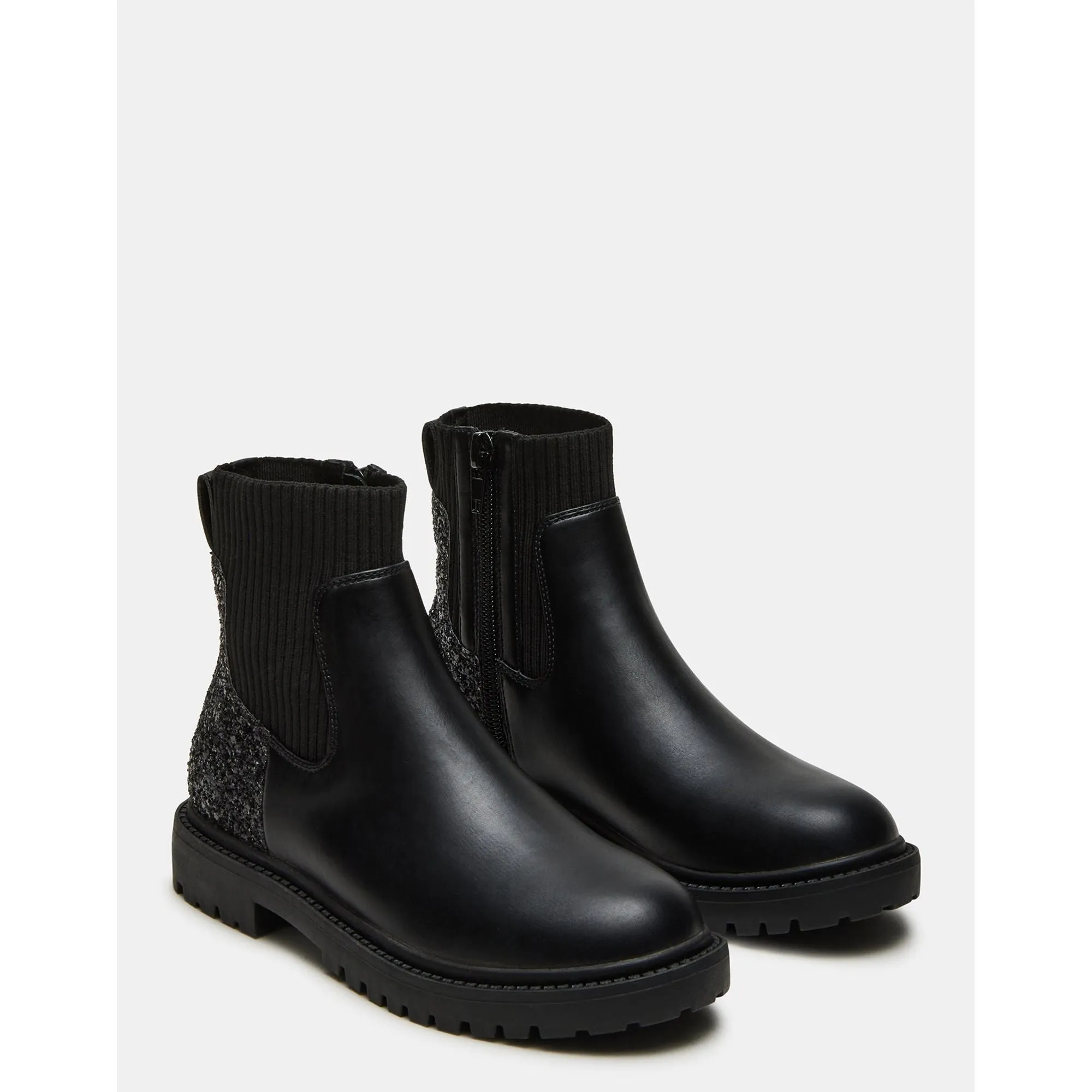 Kids' Lilyana Black Glitter