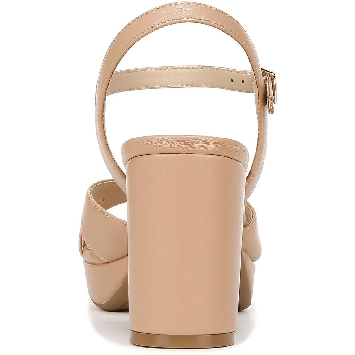 Last Dance 4 Womens Denim Ankle Strap Block Heels