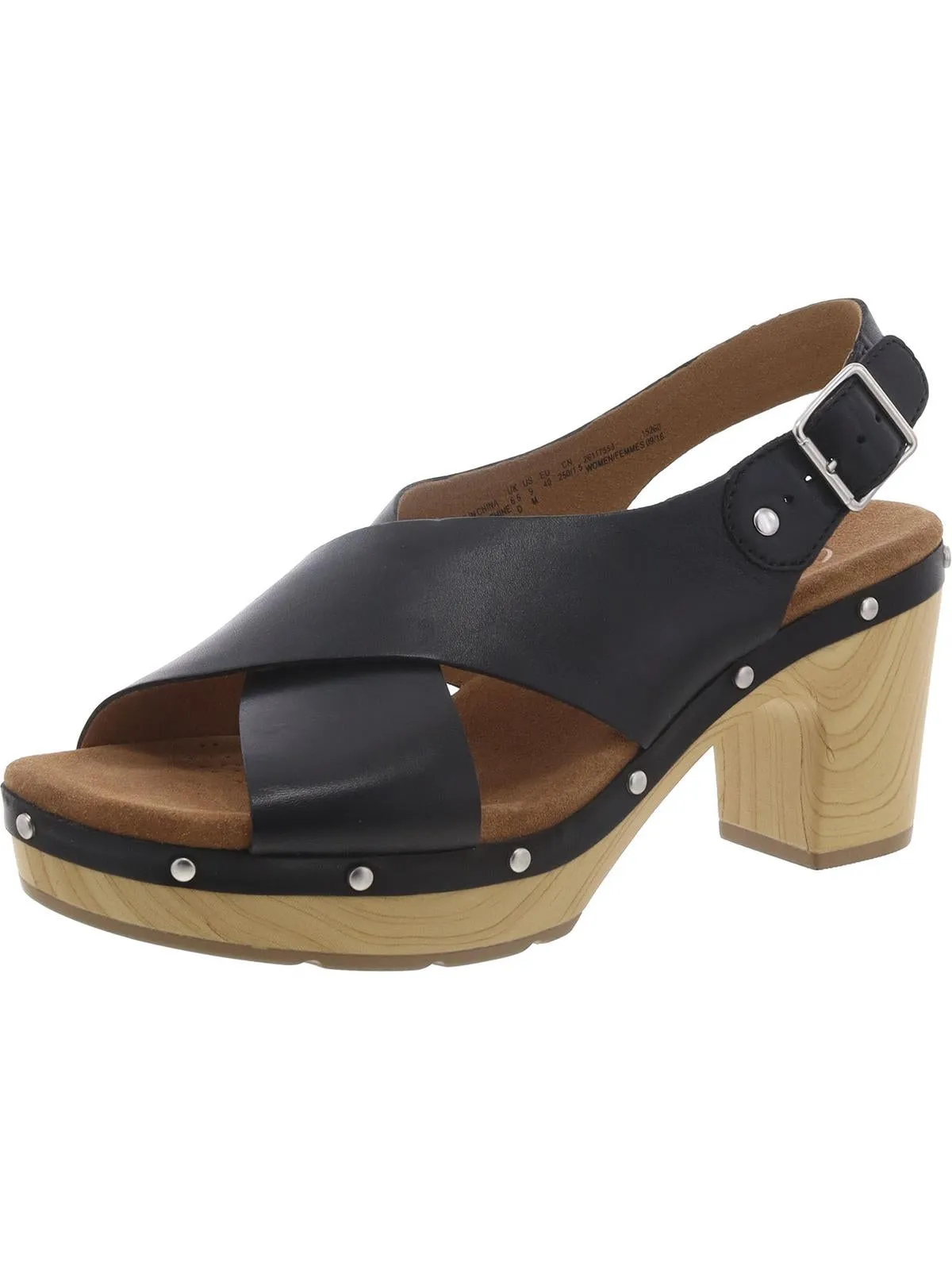 Ledella Club Womens Open Toe Ankle Strap Slingback Sandals